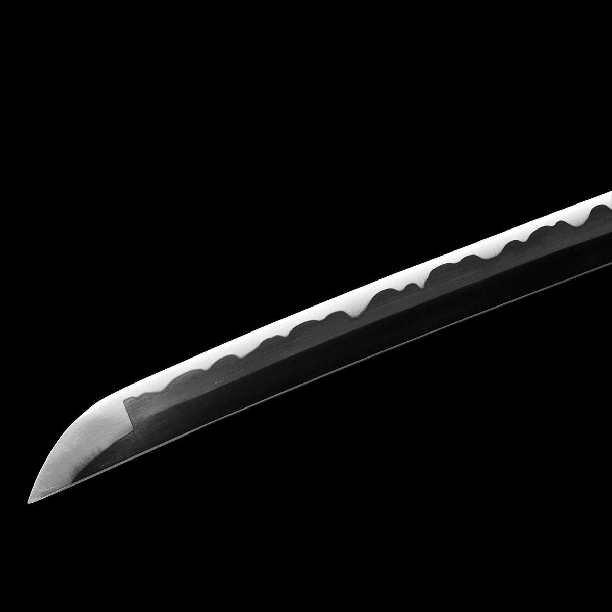 Hand-Forged Sandai Kitetsu Katana: Real Carbon Steel Zoro Replica