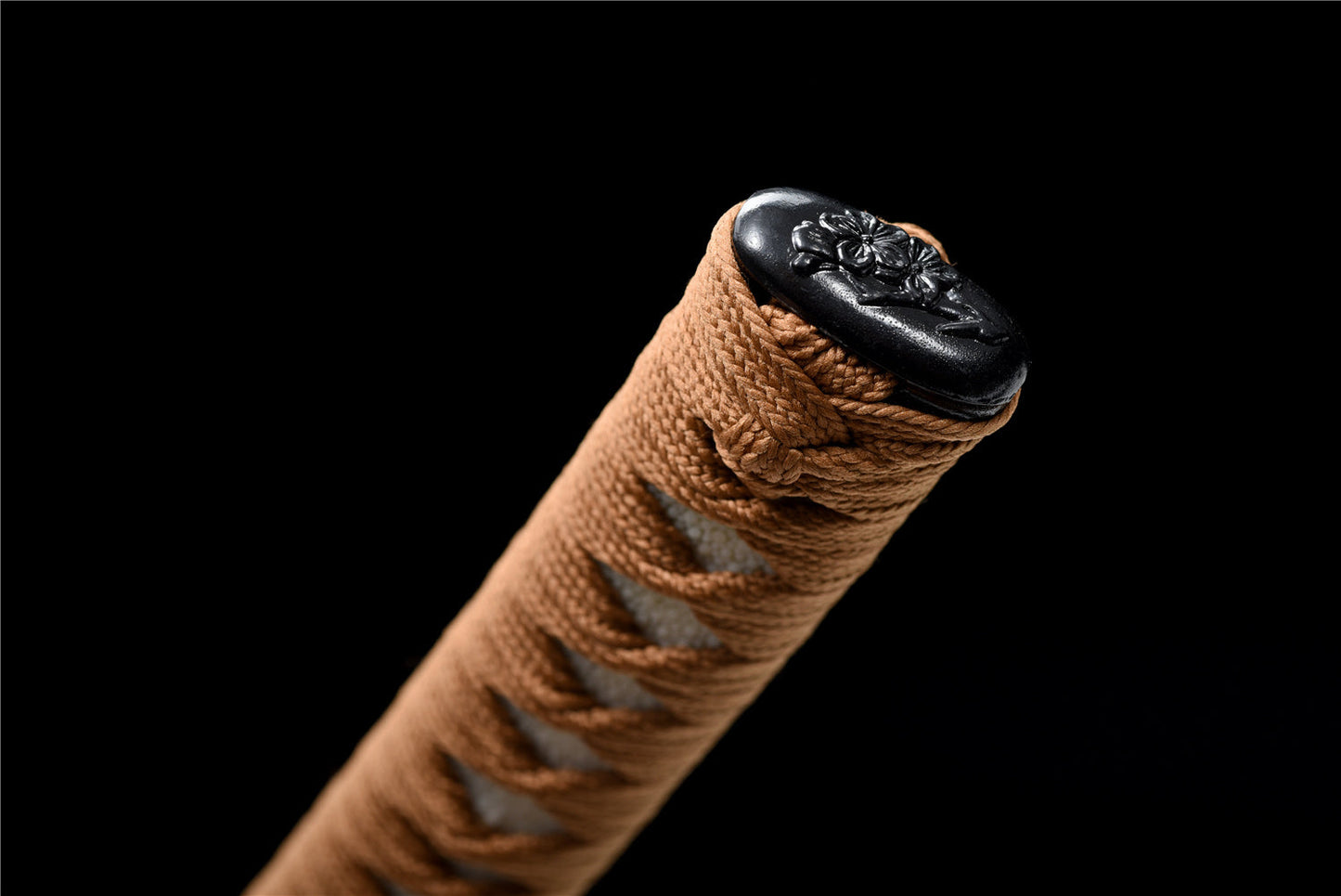 Hand Forged Katana Black Branches Hamons Original Color Scabbard