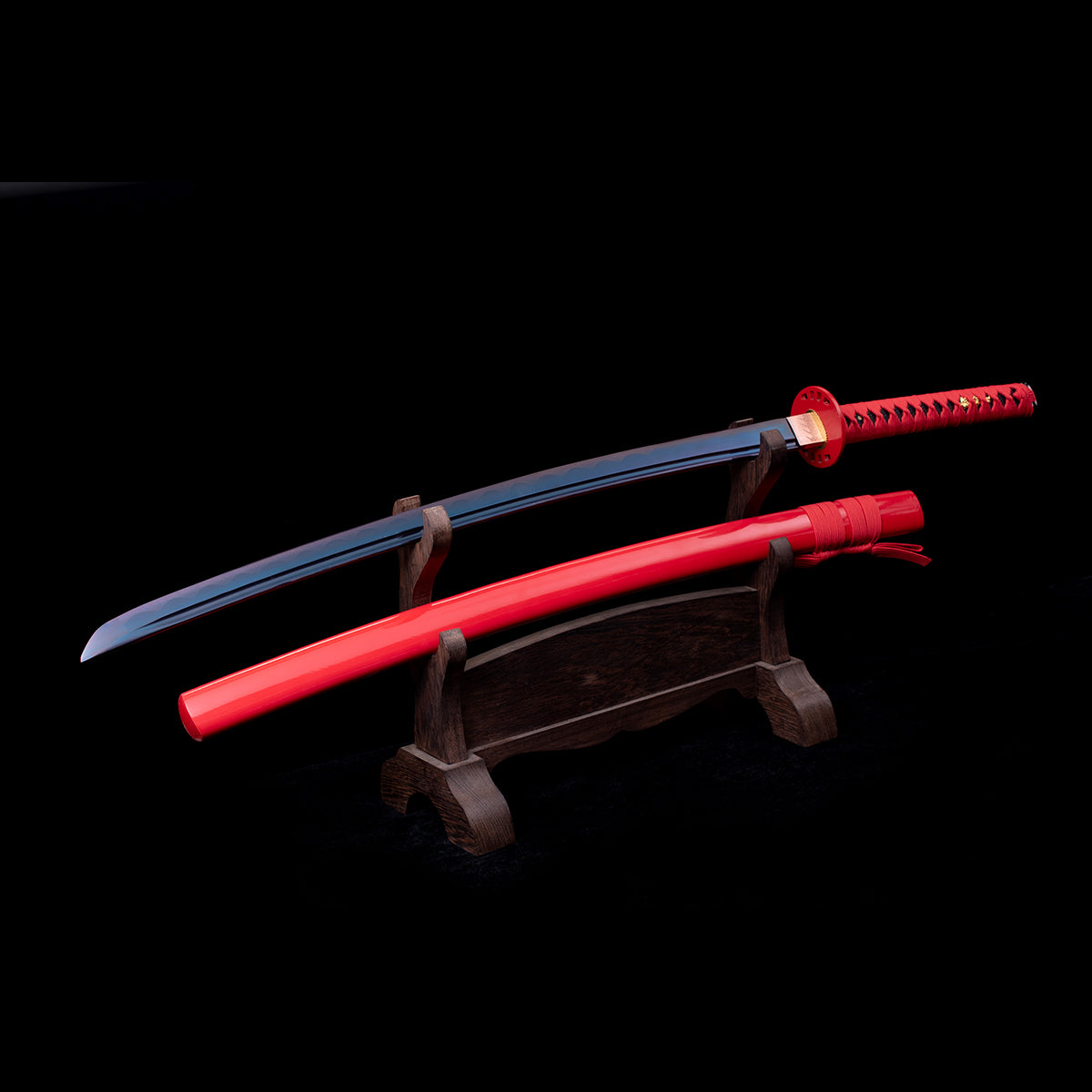 4-Piece Katana Set: Sandai Kitetsu, Yubashiri, Shusui, Wado Ichimonji