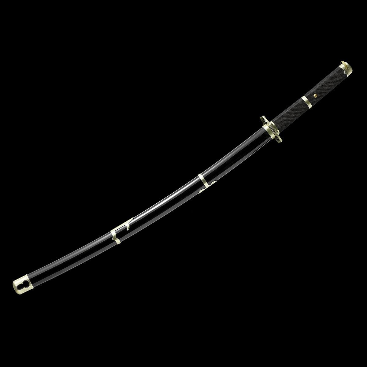 Roronoa Zoro Yubashiri Katana,Real Carbon Full Tang Blade Replica