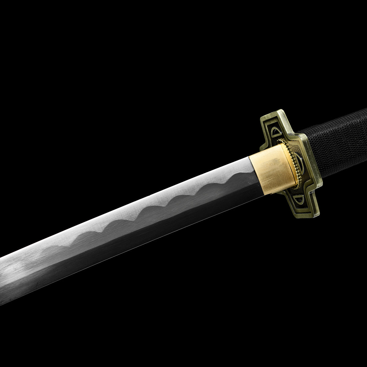 Roronoa Zoro Yubashiri Katana,Real Carbon Full Tang Blade Replica