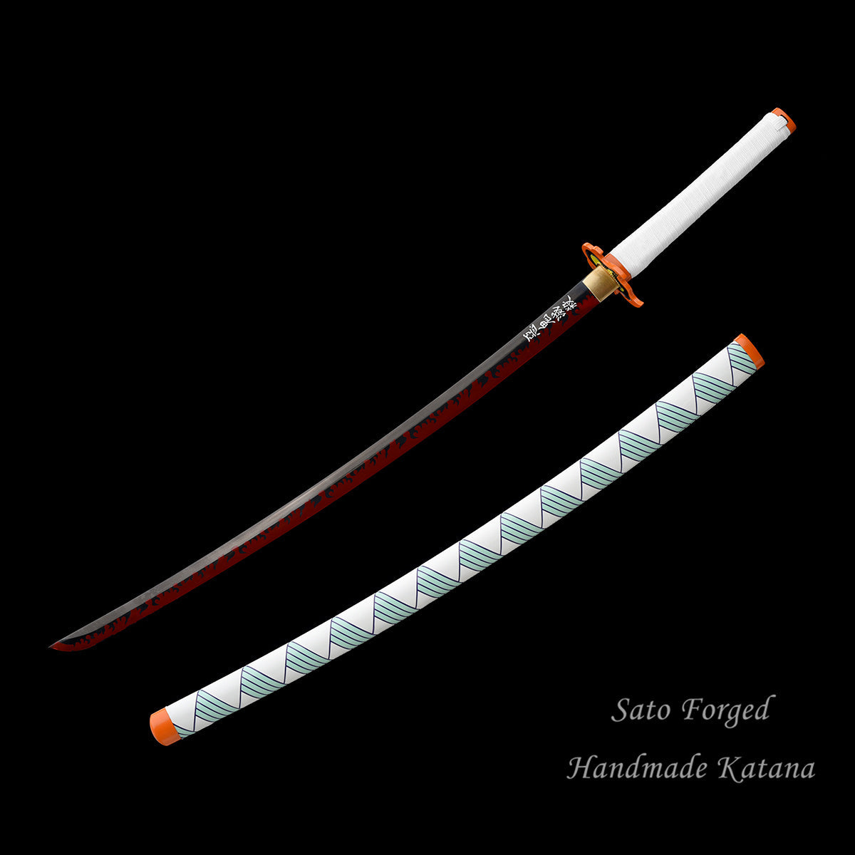Real Steel Demon Slayer Katana: Tanjirou & Rengoku Cosplay Replica