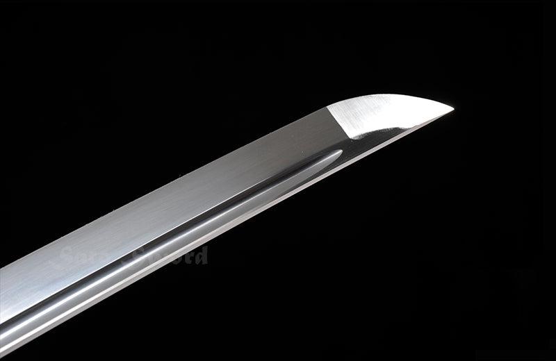 Red Katana,Hand Forged Full Tang Blade Red Scabbard