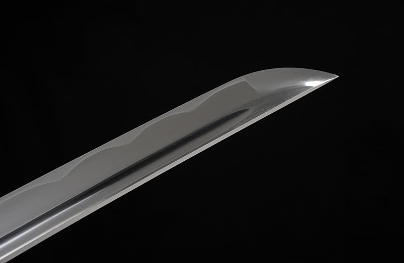 Hand Forged Katana High Carbon Steel Practice With Black Scabbard