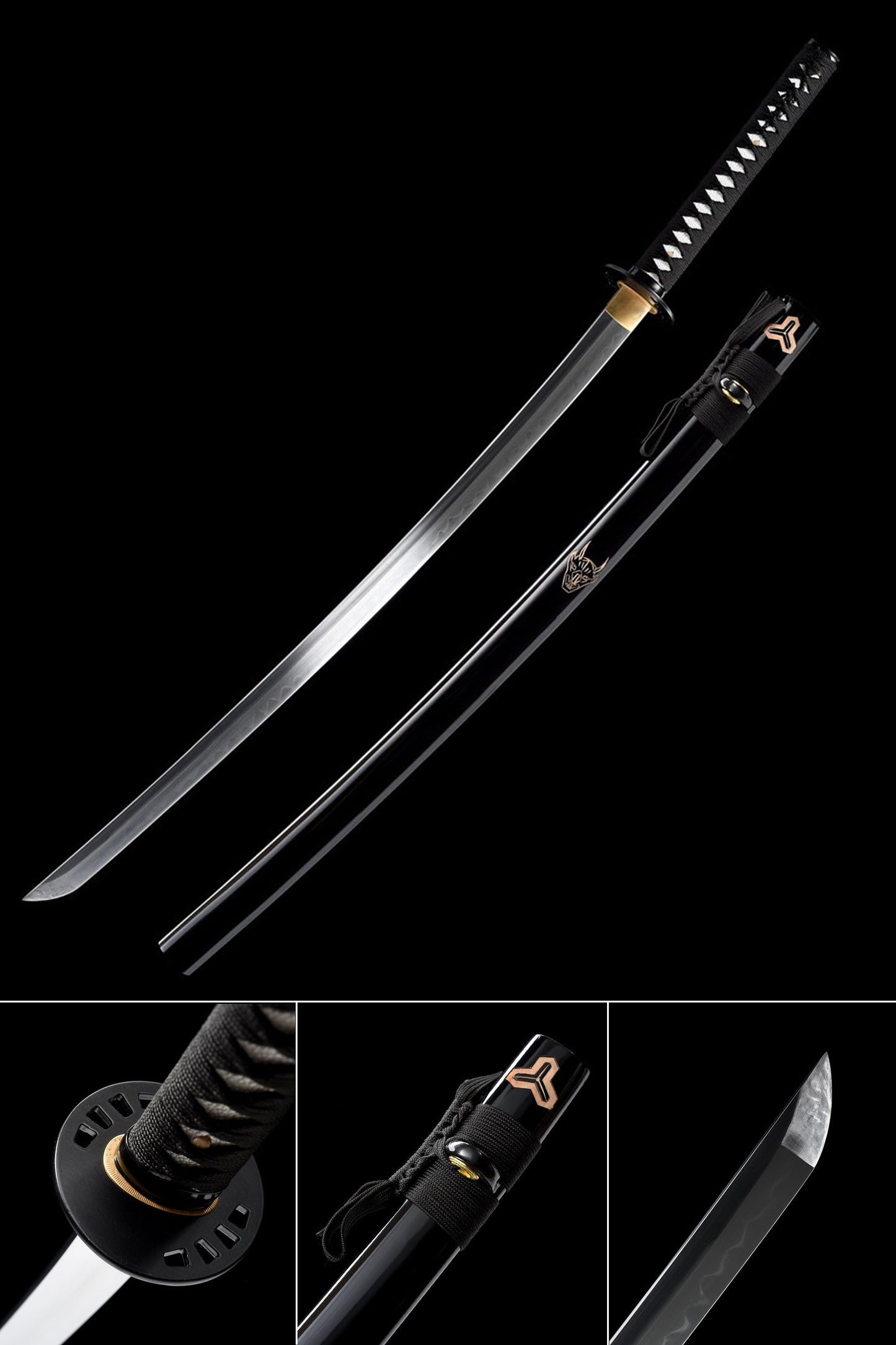 Hand Forged Katana,Kill Bill Real Hamon Clay-Tempered Classic