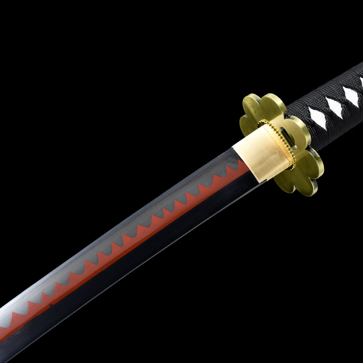 Hand-Forged Roronoa Zoro Shusui Katana with Full-Tang Real Steel Blade