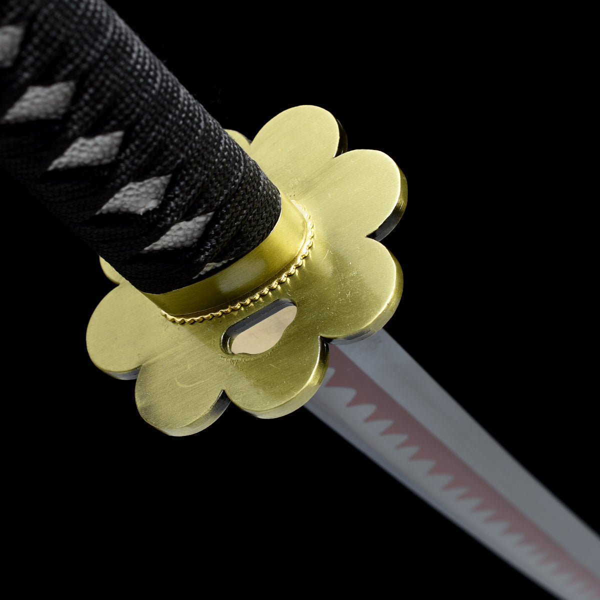 Hand-Forged Roronoa Zoro Shusui Katana with Full-Tang Real Steel Blade