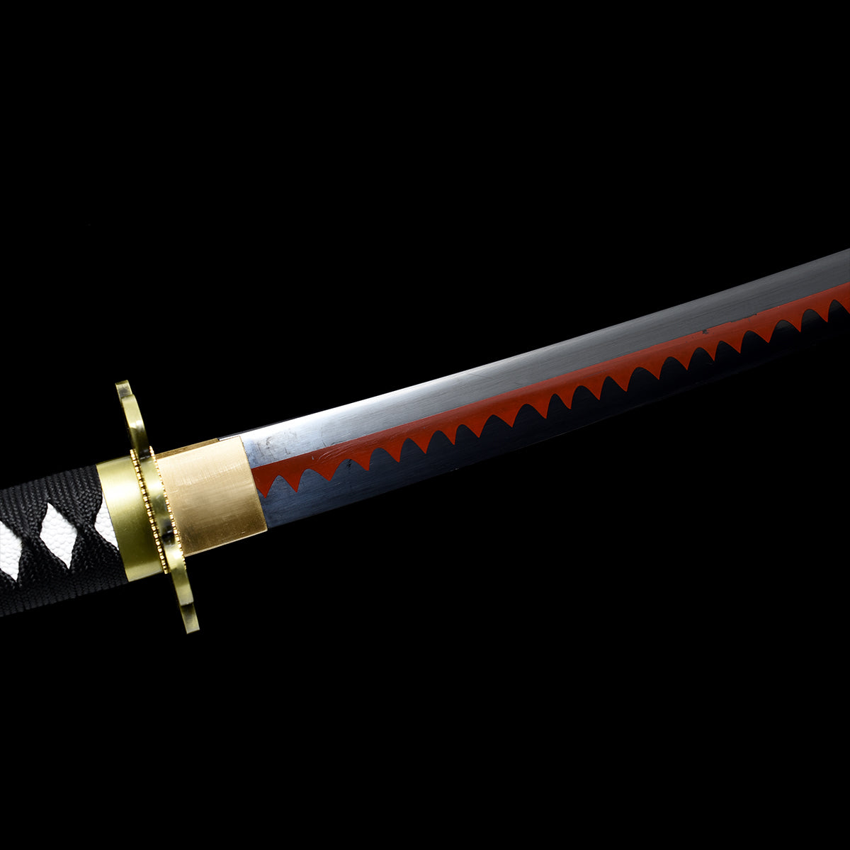 Hand-Forged Roronoa Zoro Shusui Katana with Full-Tang Real Steel Blade