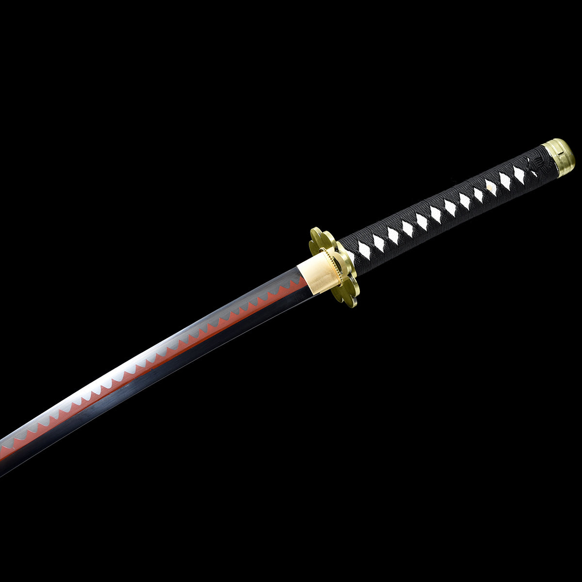 Hand-Forged Roronoa Zoro Shusui Katana with Full-Tang Real Steel Blade