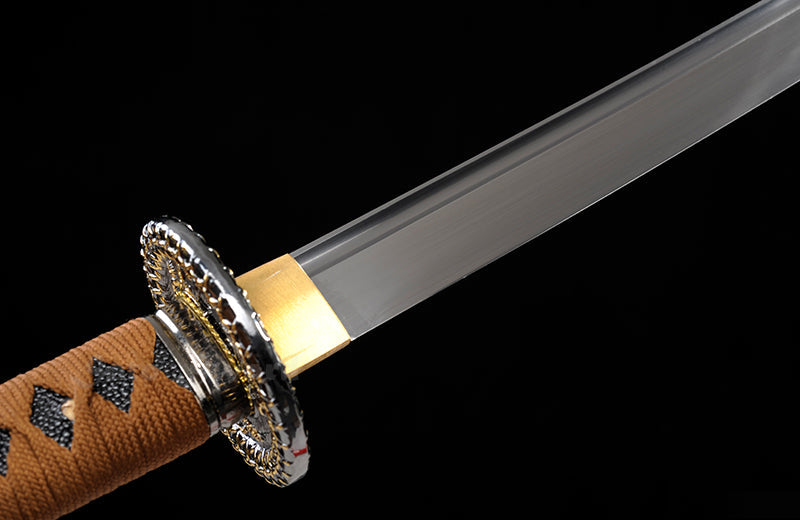 Red Katana,Hand Forged Full Tang Blade Red Scabbard