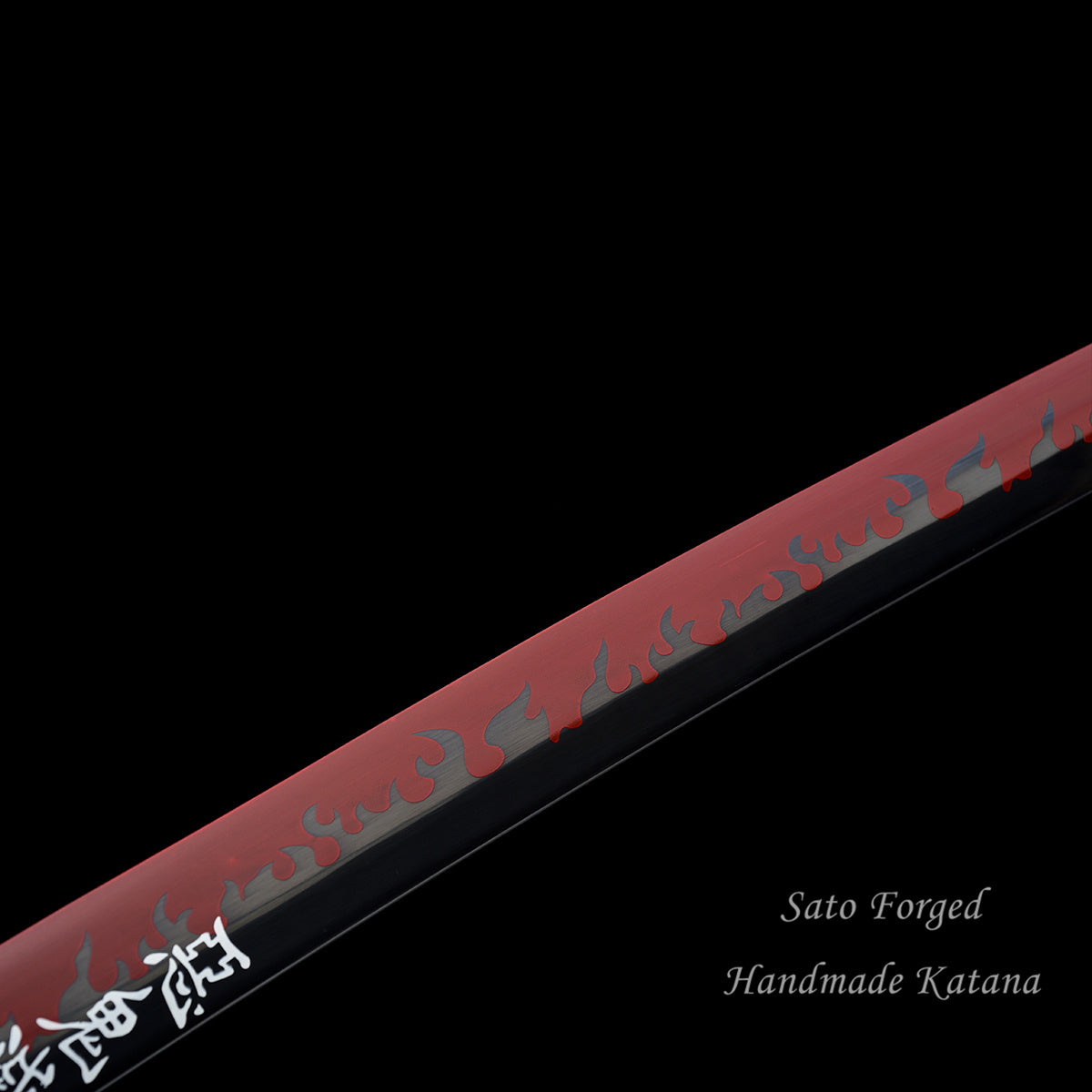Rengoku Kyoujurou Real Steel Katana: Demon Slayer Cosplay Replica